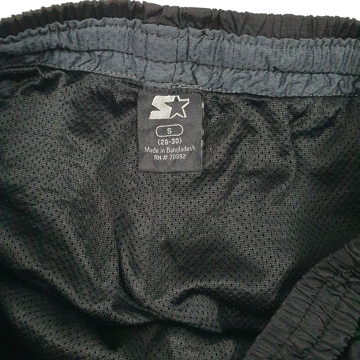 Mens Black Starter Track Pants  Trousers