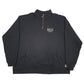 Mens Black Carhartt  Quarter Zip Jumper