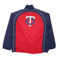 Mens Navy MLB Vintage Minnesota Twins Full Zip Coat