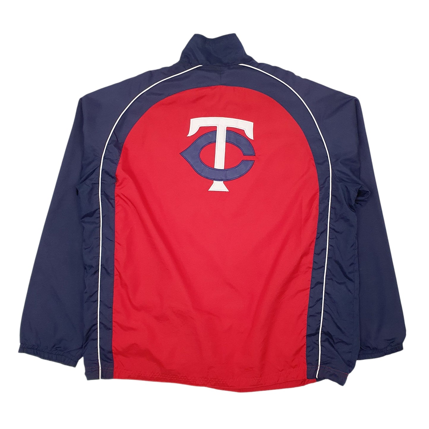 Mens Navy MLB Vintage Minnesota Twins Full Zip Coat
