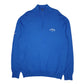 Mens Blue Calloway Odyssey Merino Quarter Zip Jumper