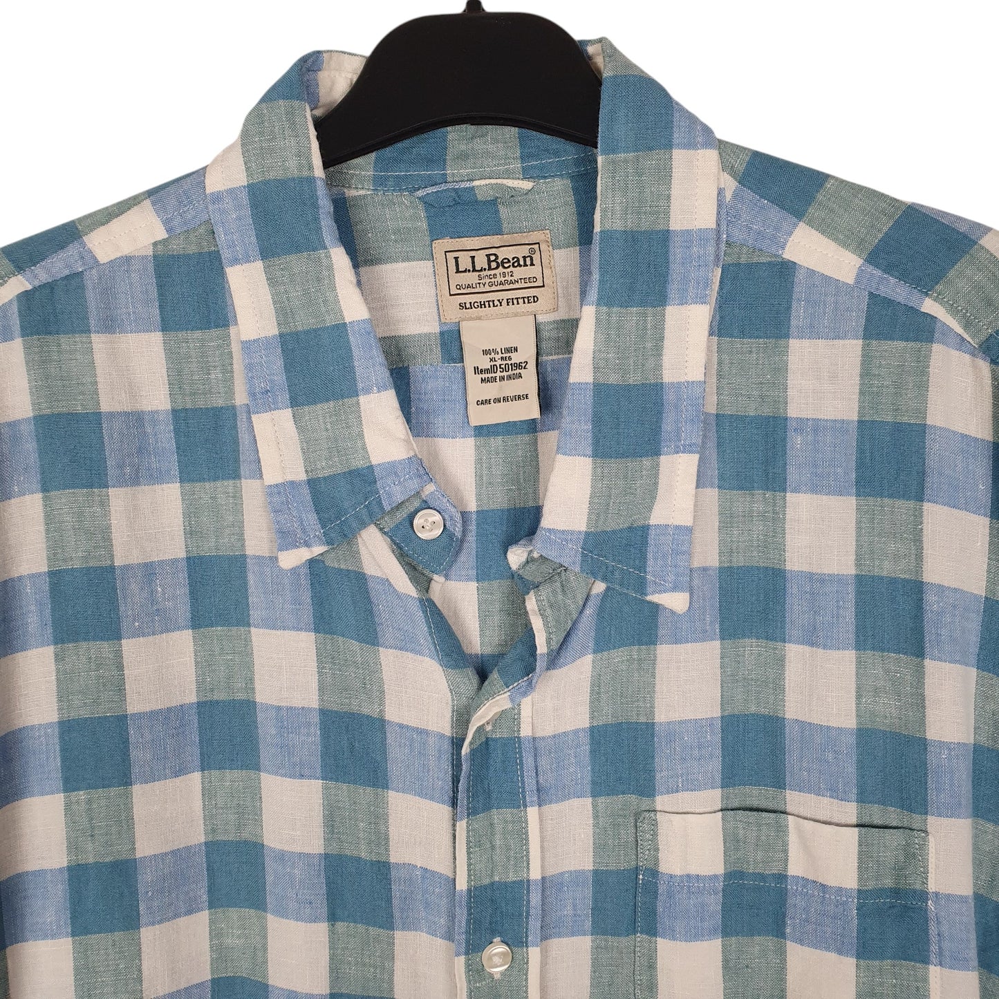Mens Blue L.L.Bean   Shirt