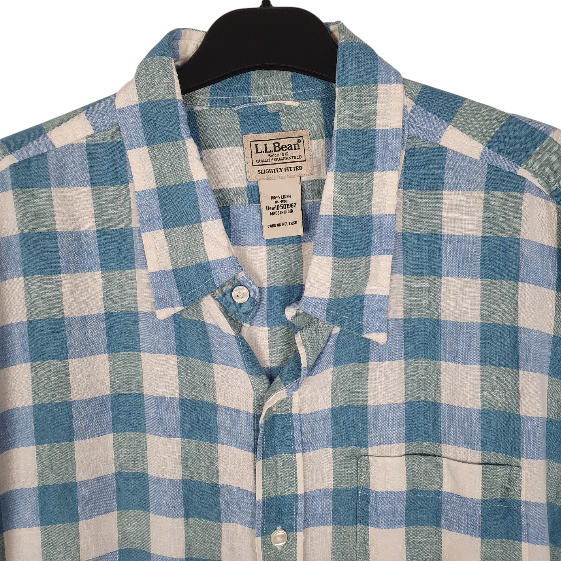 Mens Blue L.L.Bean   Shirt