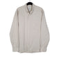 Mens Cream H&M Corduroy Long Sleeve Shirt