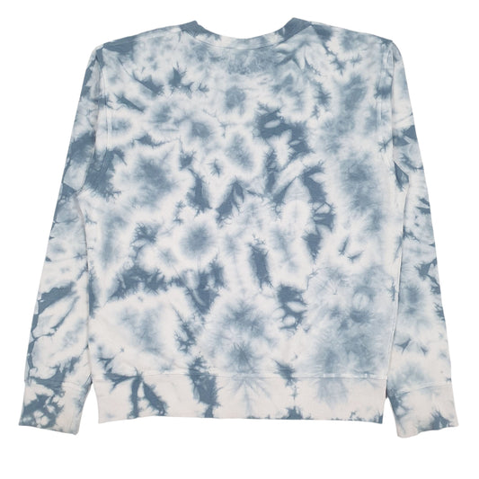 Mens Blue Champion Tie Dye Crewneck Jumper