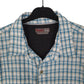 Mens Blue Wrangler Outdoors Hiking  Shirt