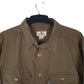 Mens Brown Woolrich Heavy  Shirt