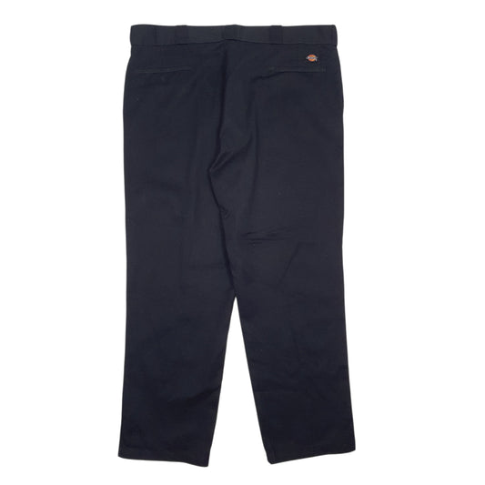 Mens Black Dickies   Trousers