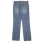 Womens Blue Levis Nouveau Straight  Jeans