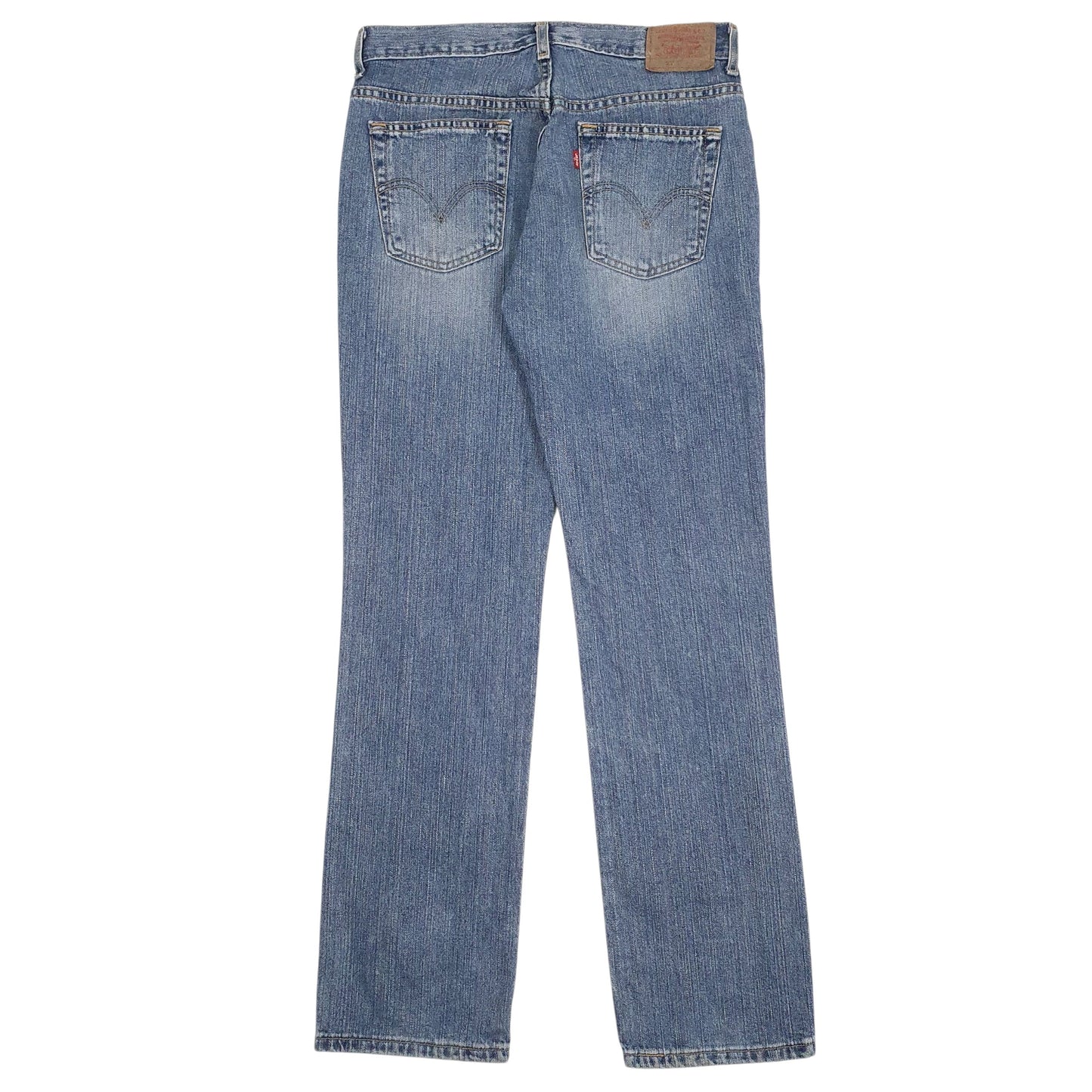 Womens Blue Levis Nouveau Straight  Jeans