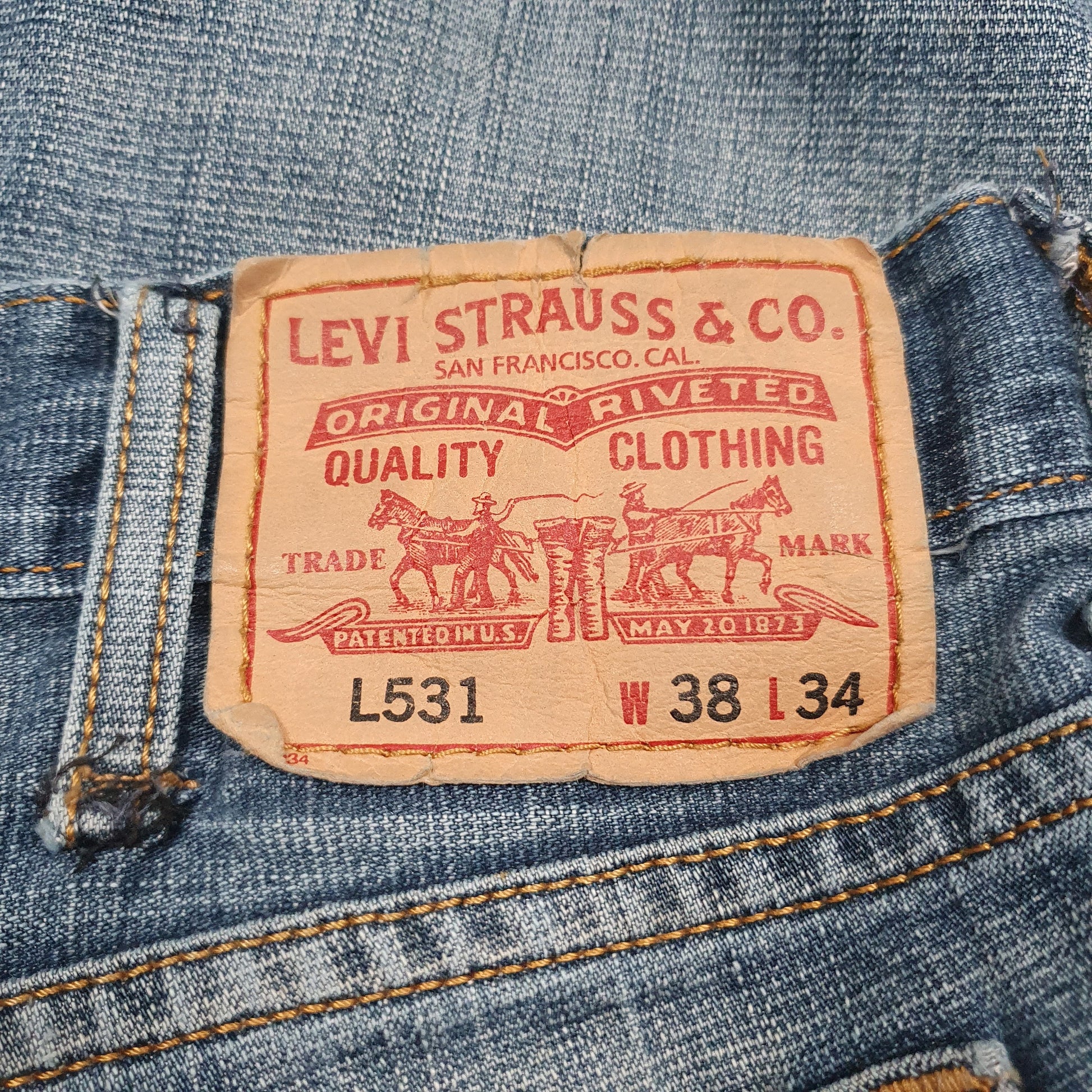 Mens Blue Levis   Jeans