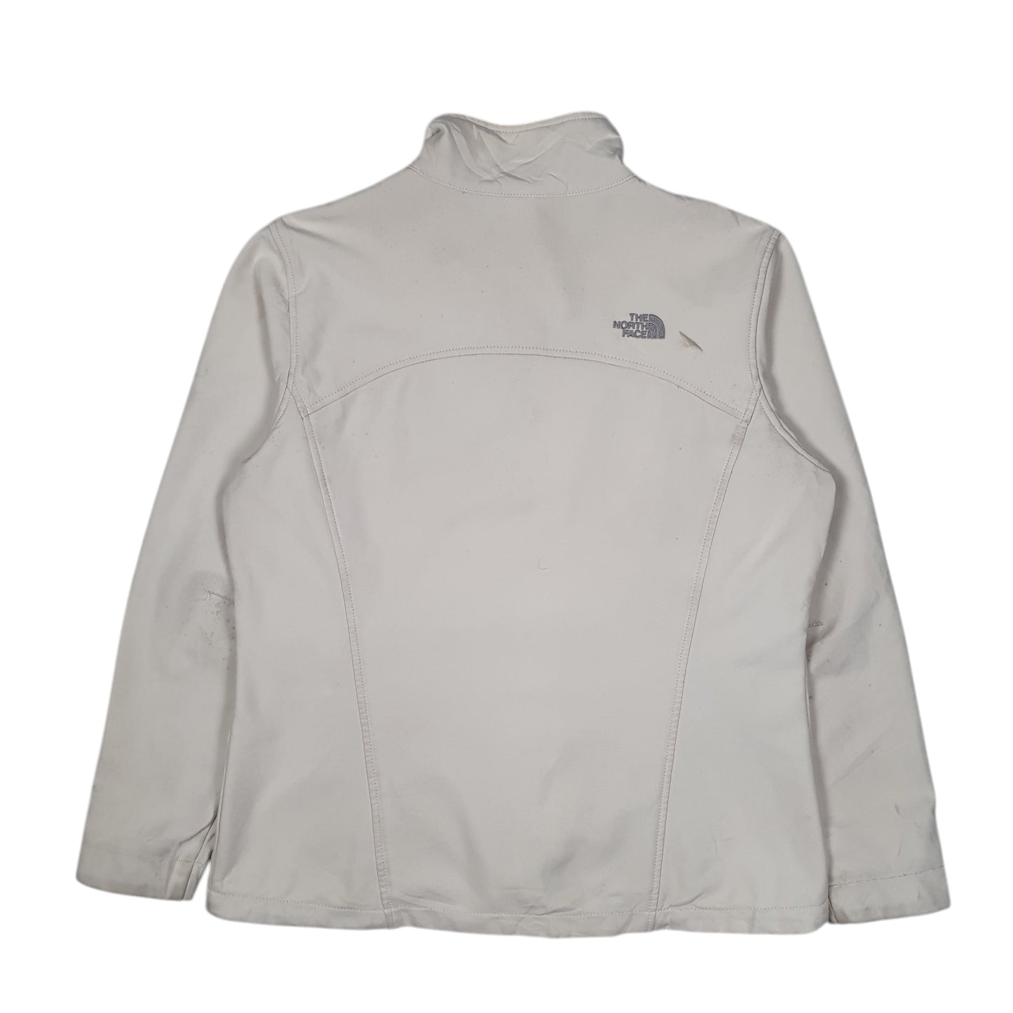 Womens White The North Face Windstopper Hoodie Coat