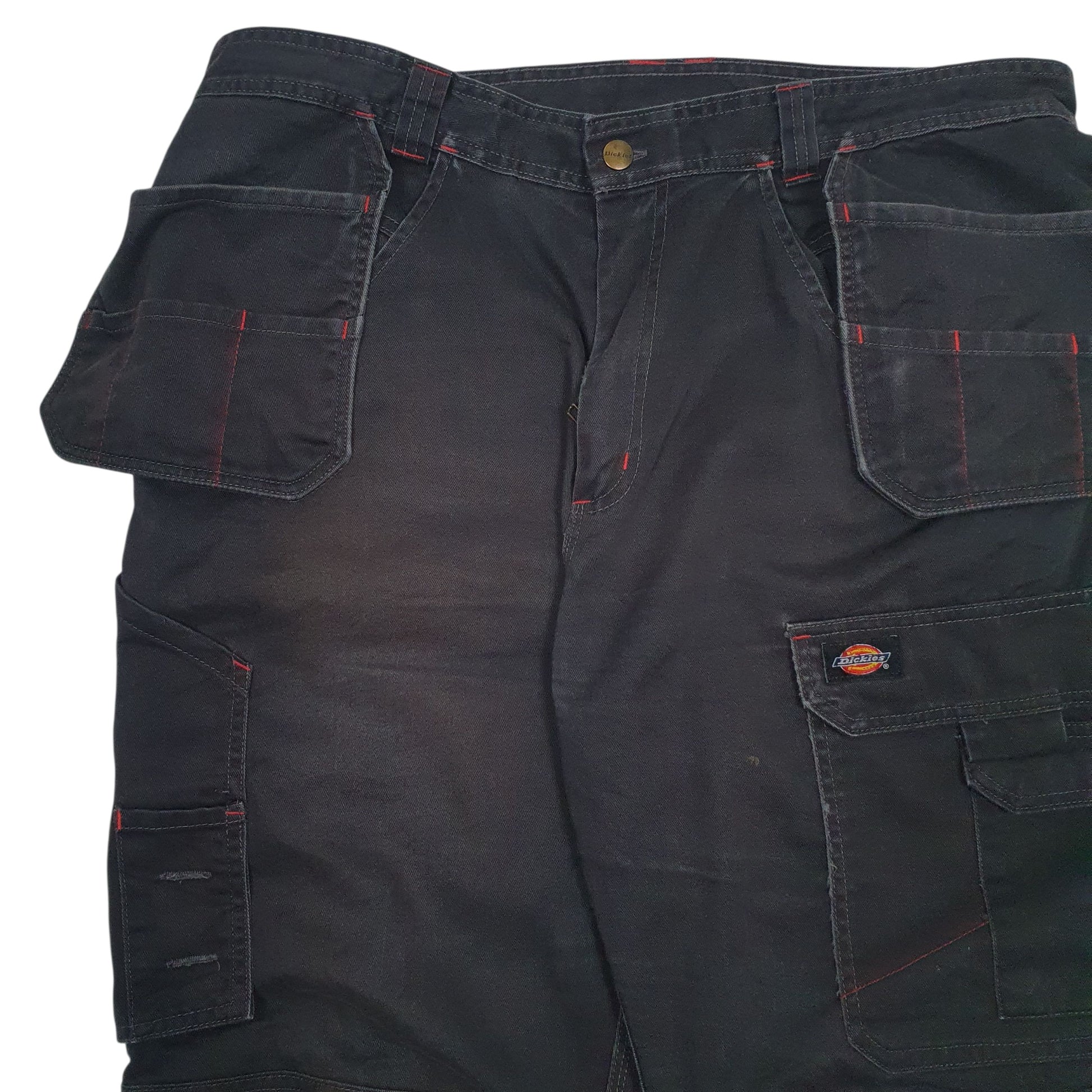 Mens Black Dickies   Trousers
