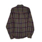 Mens Green Woolrich Thick Flannel Plaid  Shirt
