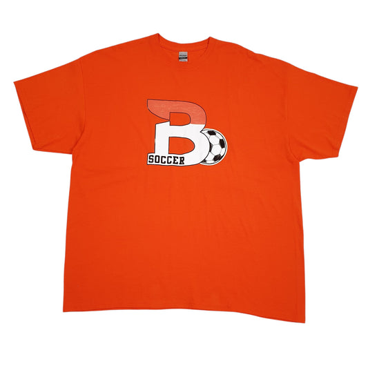 Mens Orange Gildan  Short Sleeve T Shirt