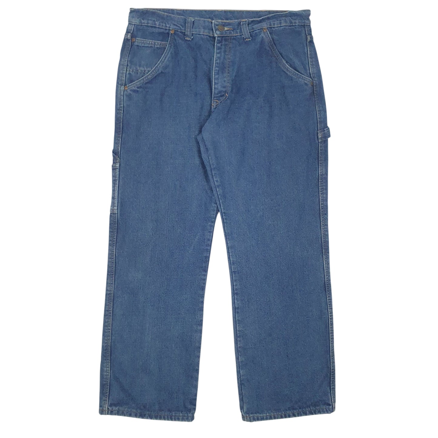 Mens Blue Smiths Workwear Blanket Lined Carpenter JeansW36 L32