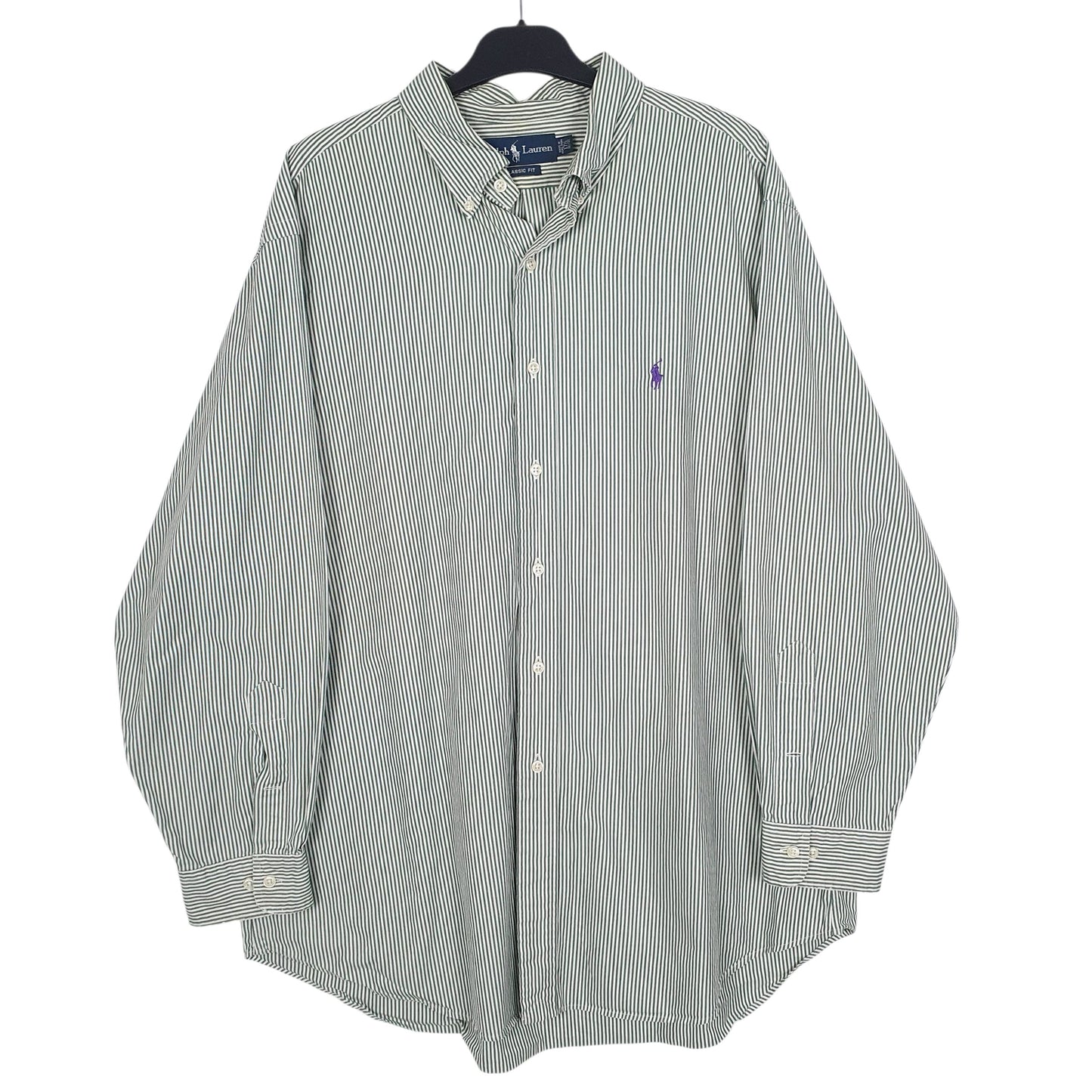 Mens Green Ralph Lauren  Long Sleeve Shirt