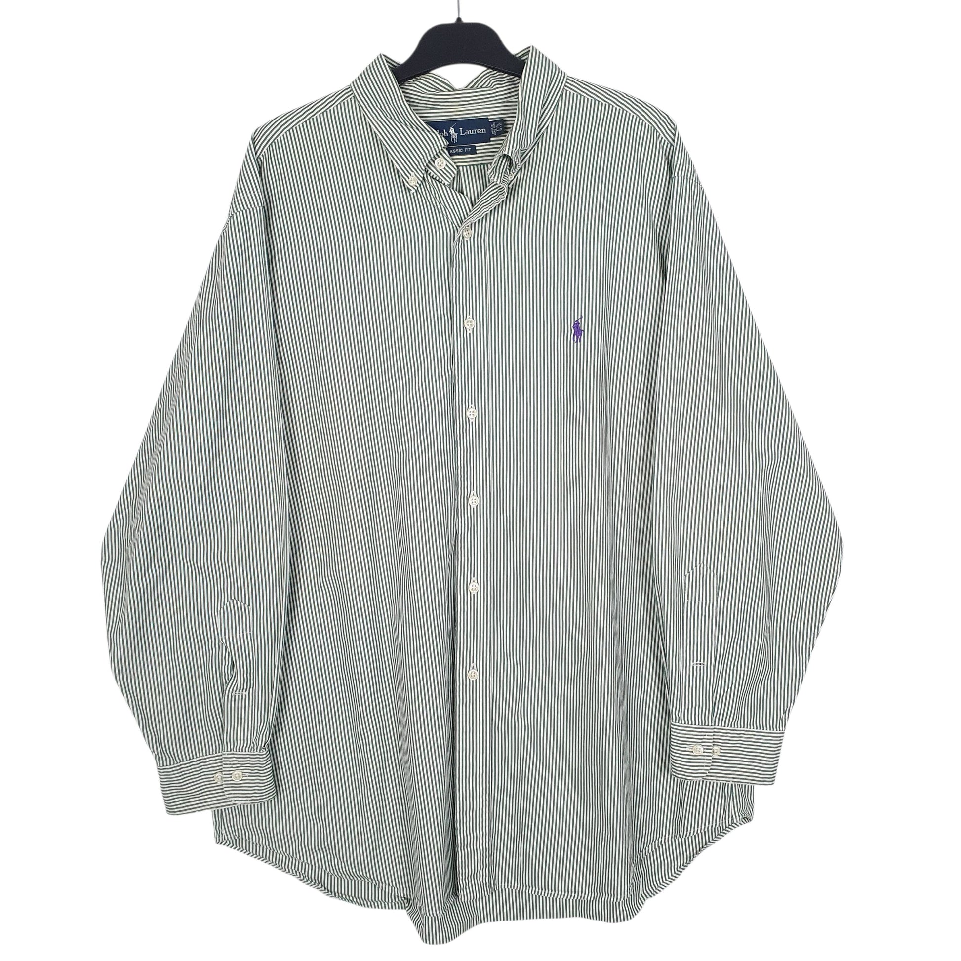 Mens Green Ralph Lauren  Long Sleeve Shirt