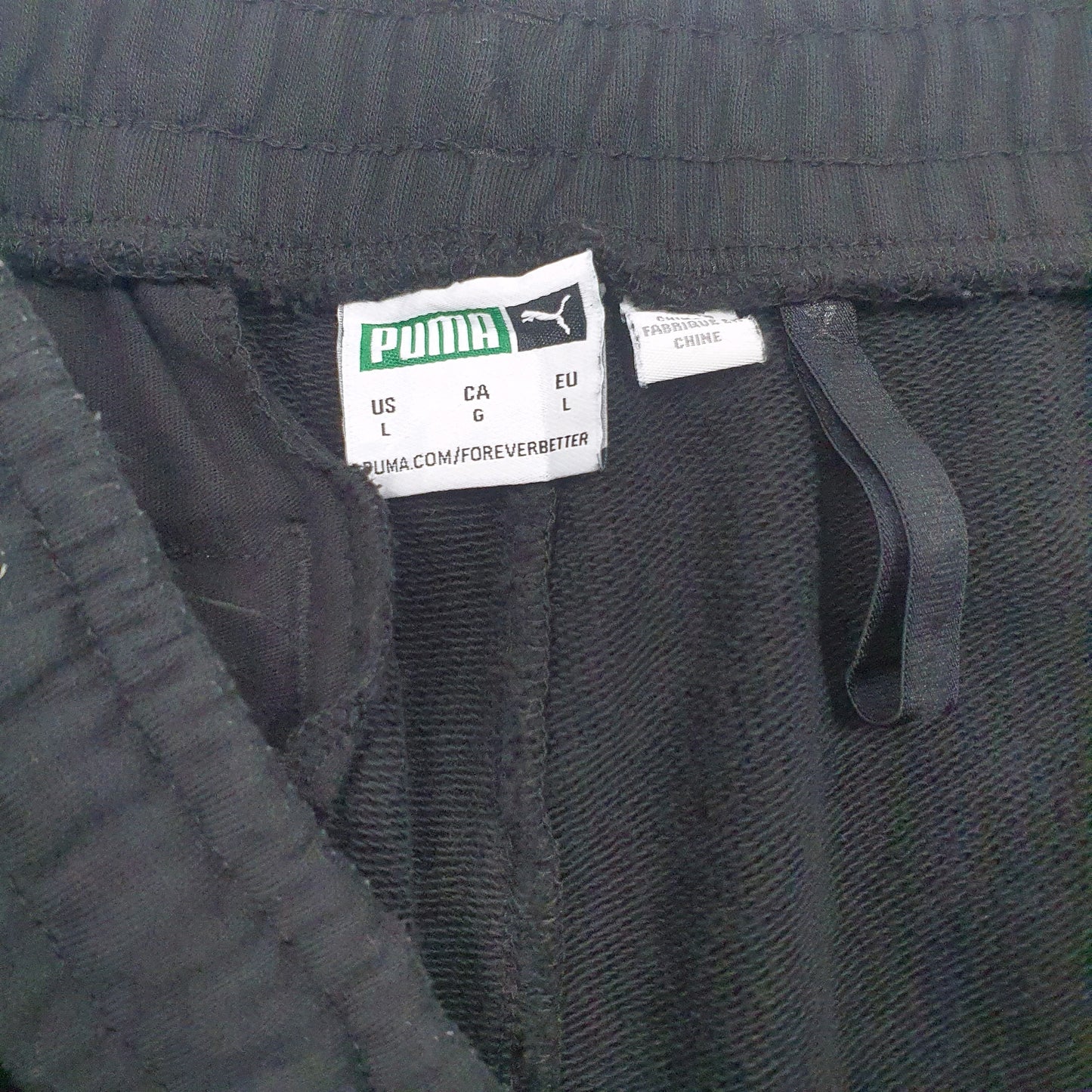 Mens Black Puma   Trousers