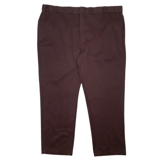Mens Brown Dickies Workwear Chino Trousers