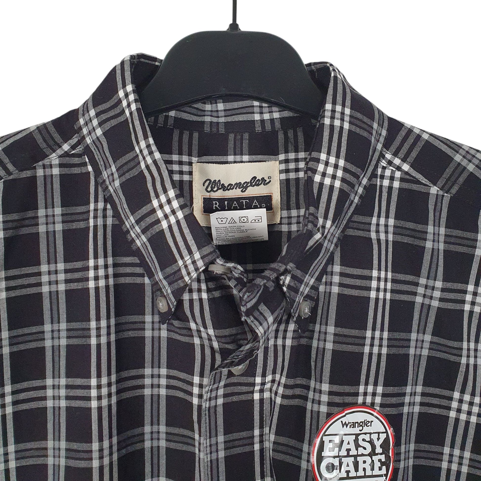 Mens Black Wrangler   Shirt