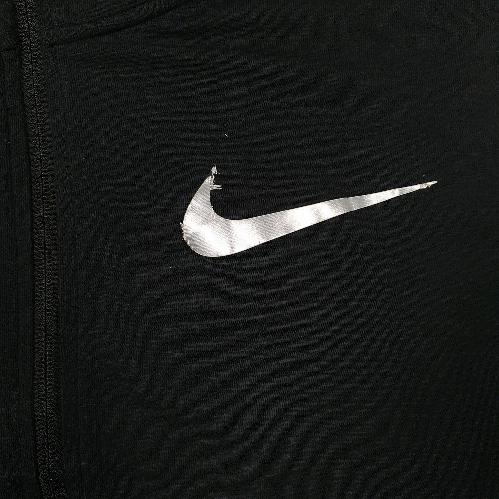 Mens Black Nike Dri Fit Hoodie Full Zip Jumper