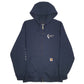 Mens Navy Carhartt  Full Zip Jumper