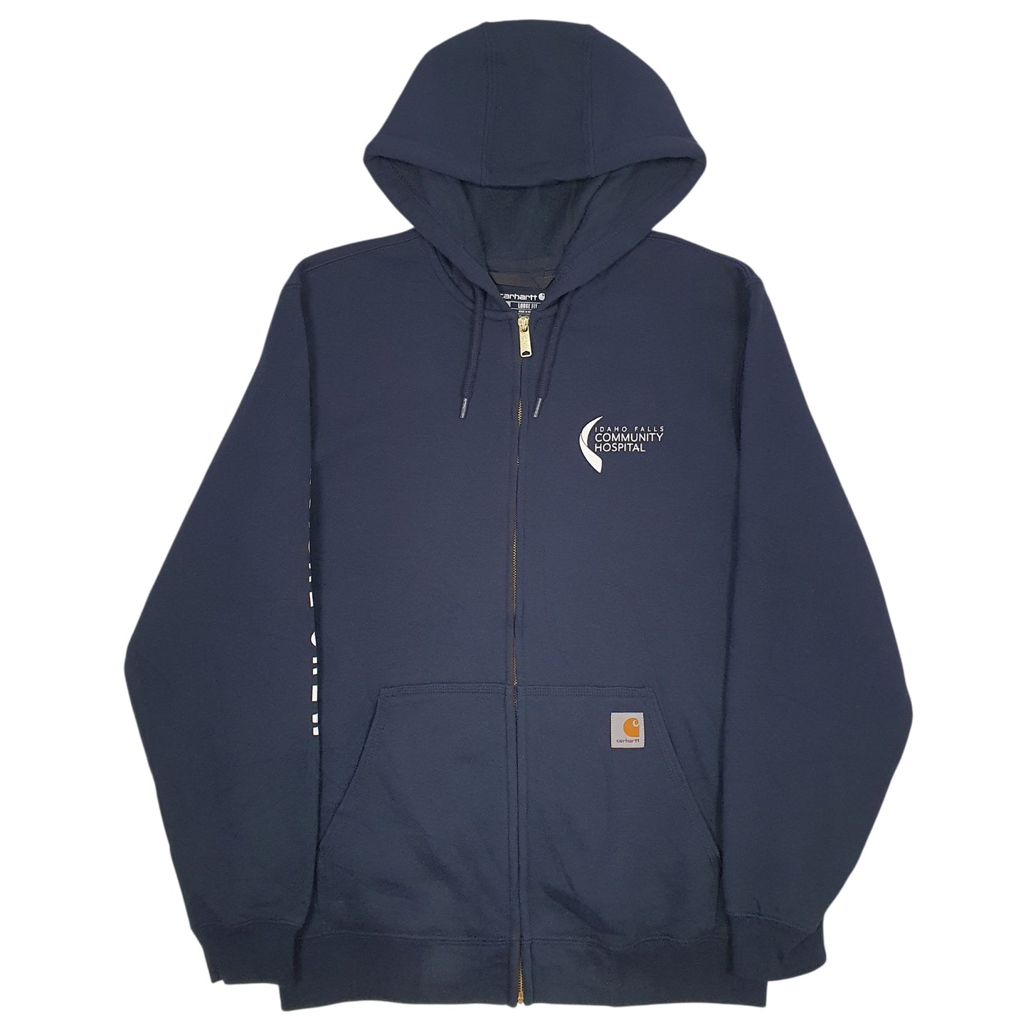 Mens Navy Carhartt  Full Zip Jumper