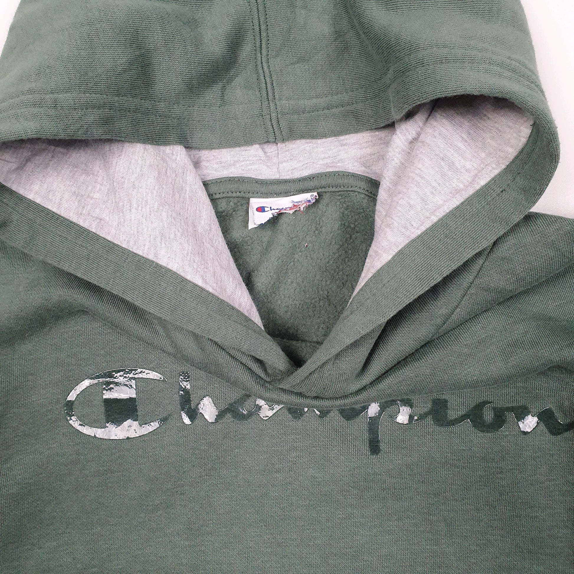 Womens Green Champion  Hoodie Jumper