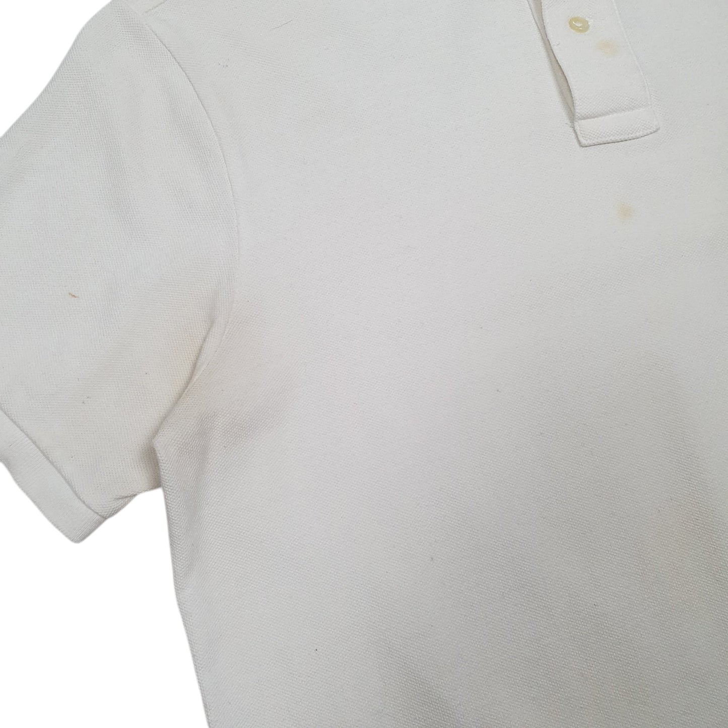 Mens White Polo Ralph Lauren   Polo Shirt