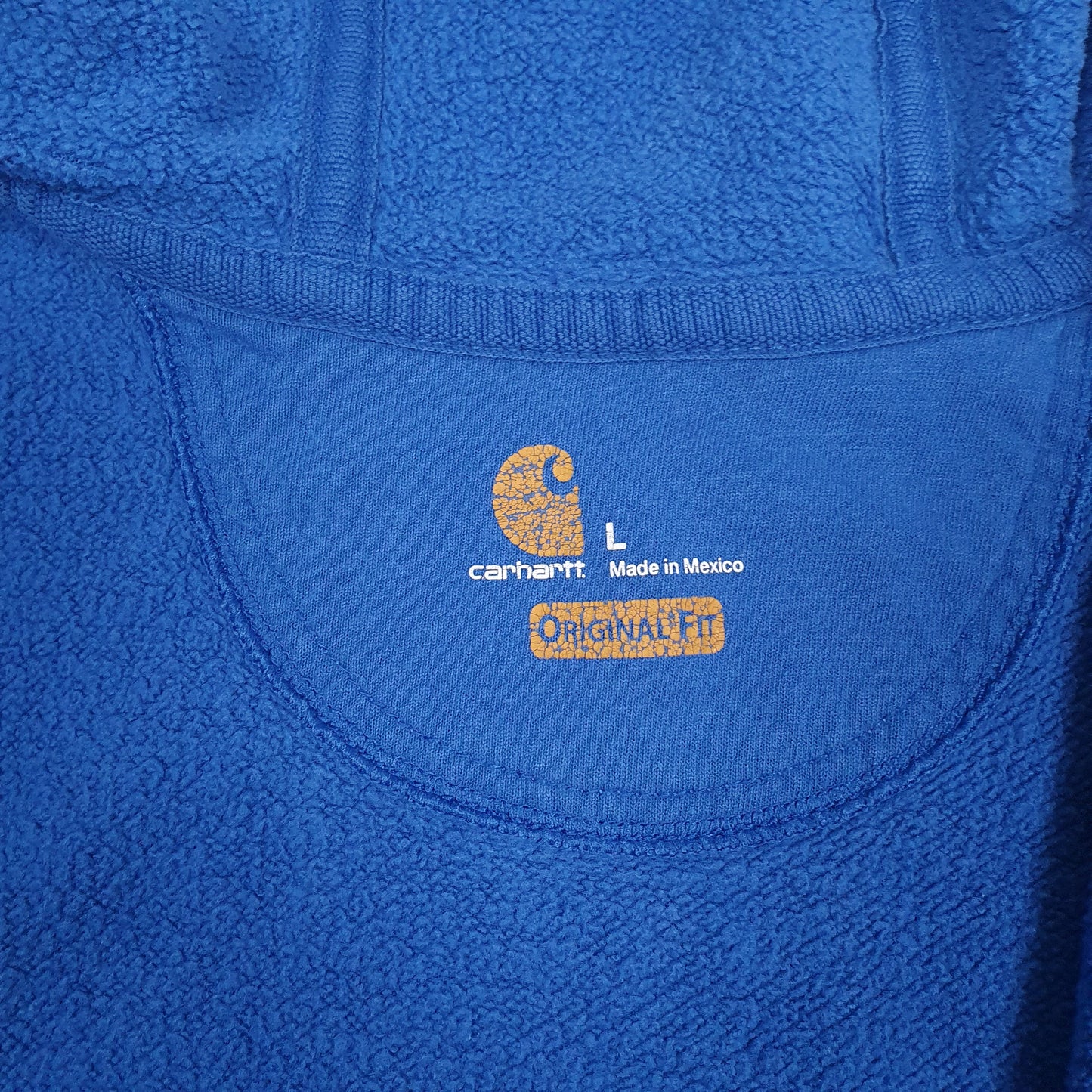Mens Blue Carhartt  Full Zip Jumper