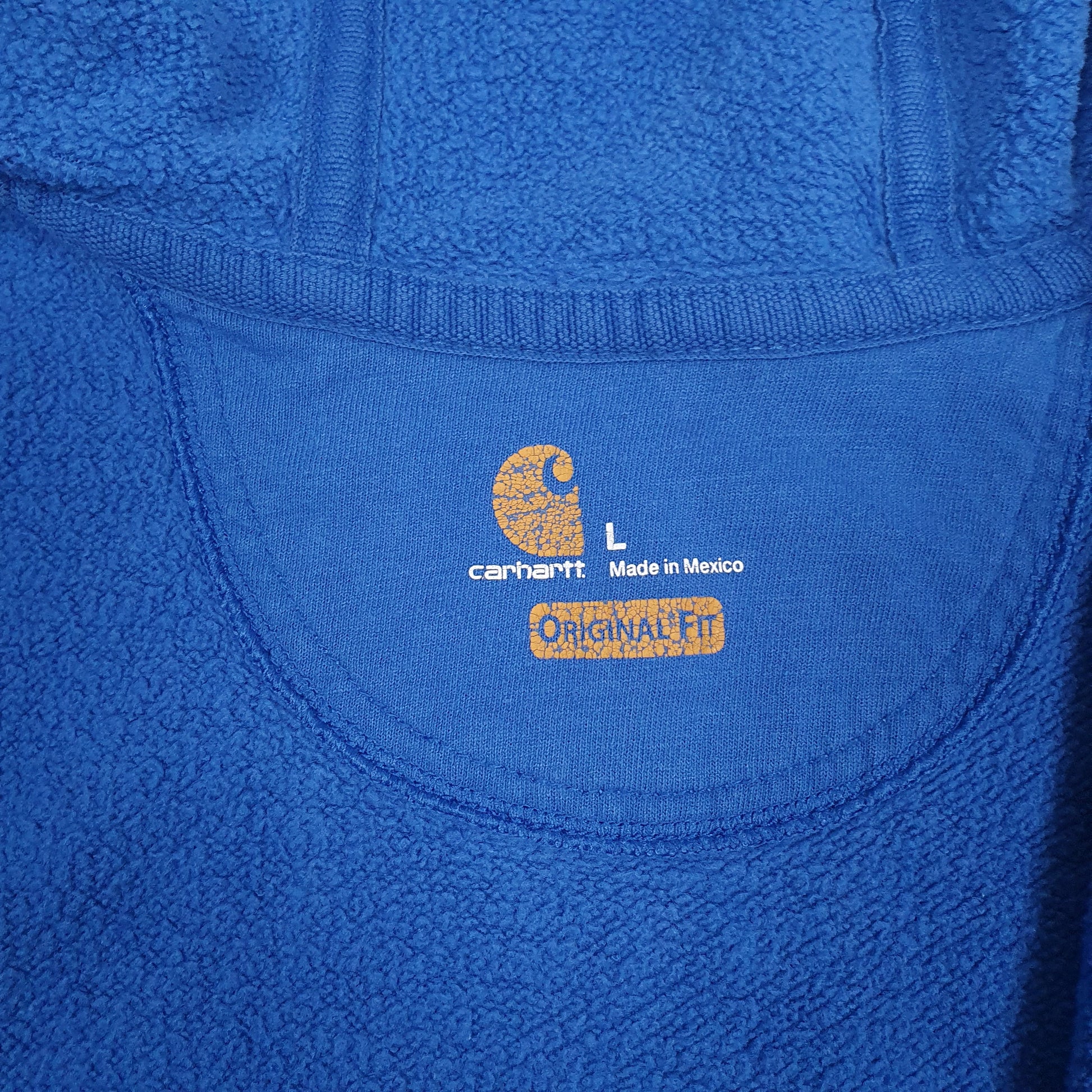 Mens Blue Carhartt  Full Zip Jumper
