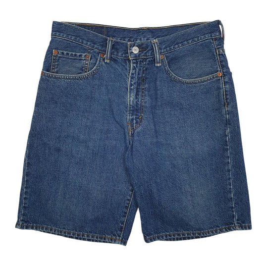 Mens Blue Levis  Denim Shorts