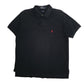 Mens Black Polo Ralph Lauren Slim Fit Short Sleeve Polo Shirt