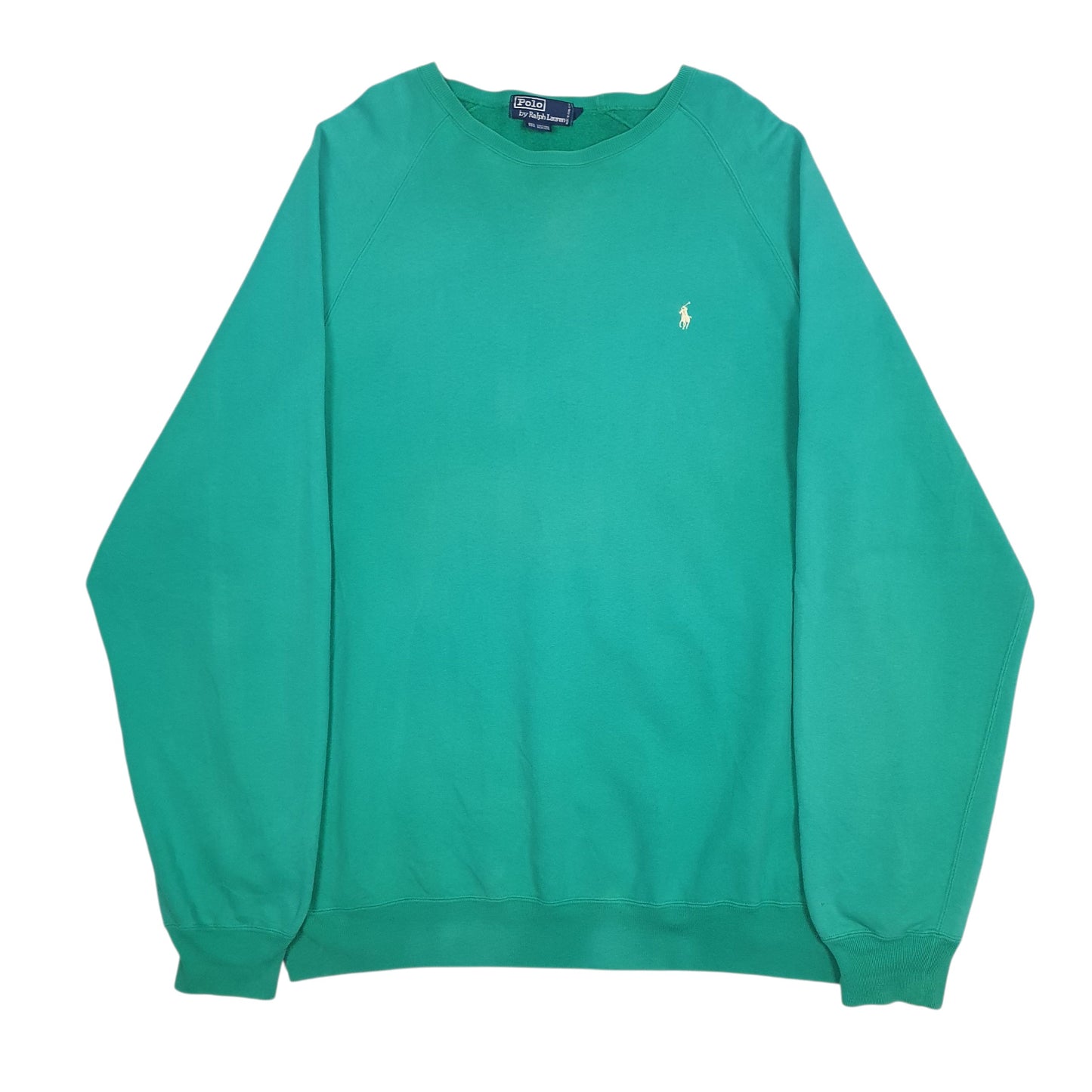 Mens Green Polo Ralph Lauren Vintage 90s Crewneck Jumper
