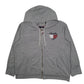 Womens Grey Tommy Hilfiger Hoodie Full Zip Jumper