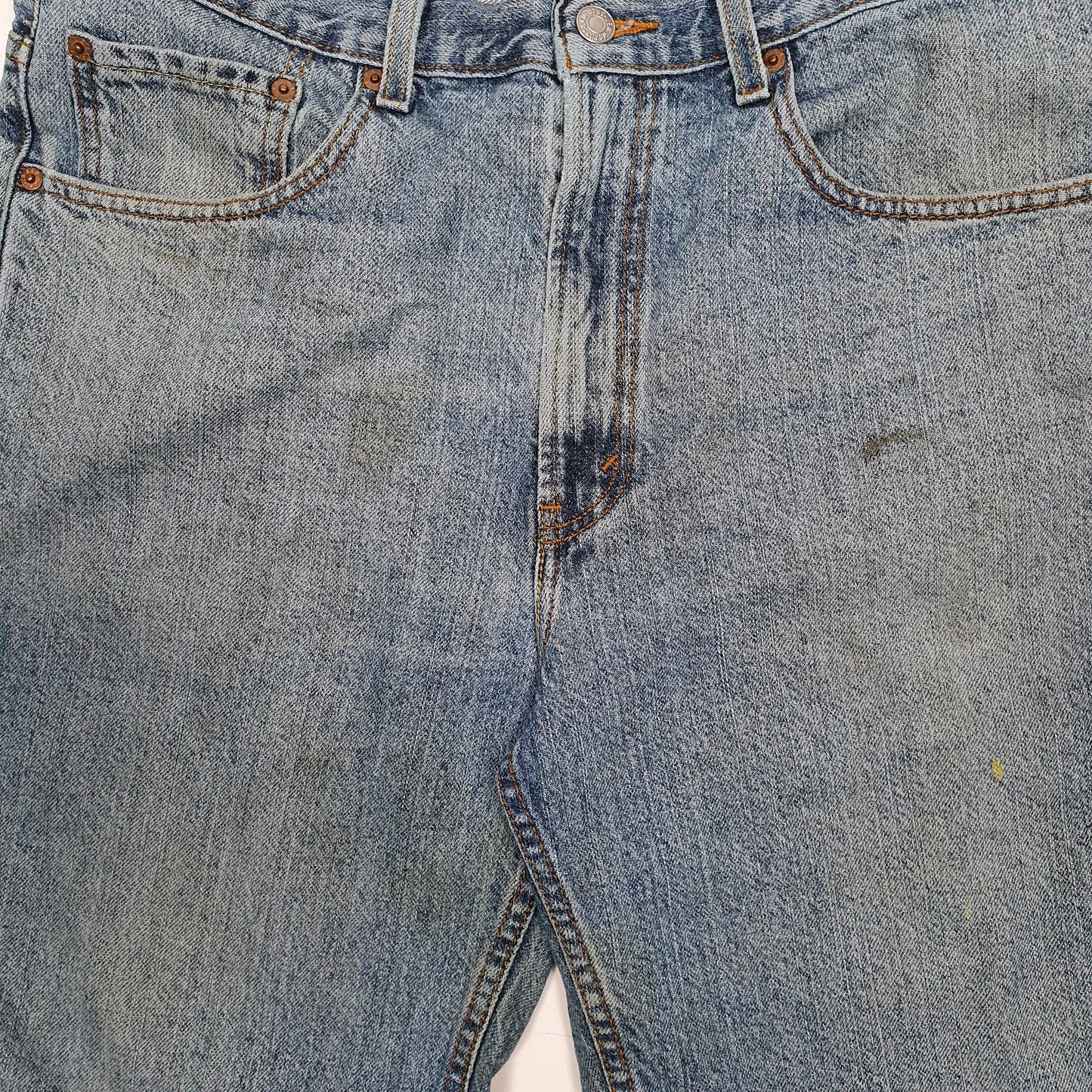 Mens Blue Levis 505  Shorts