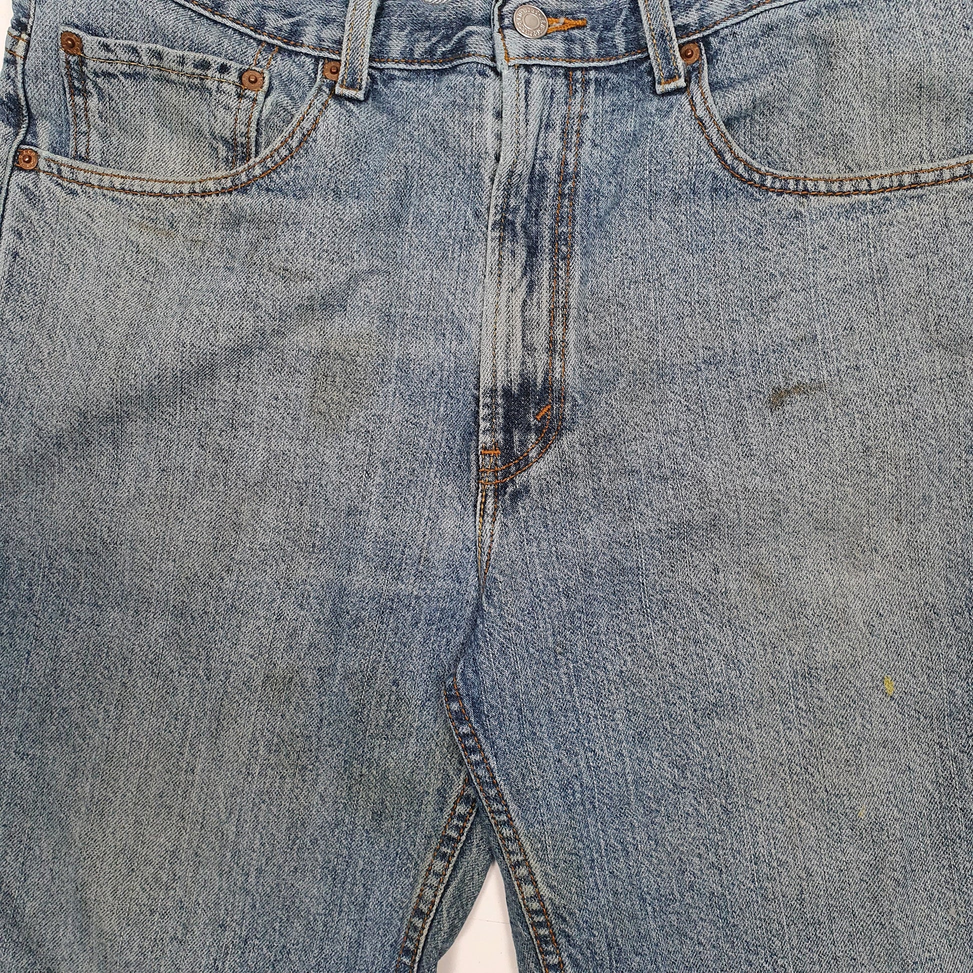 Mens Blue Levis 505  Shorts