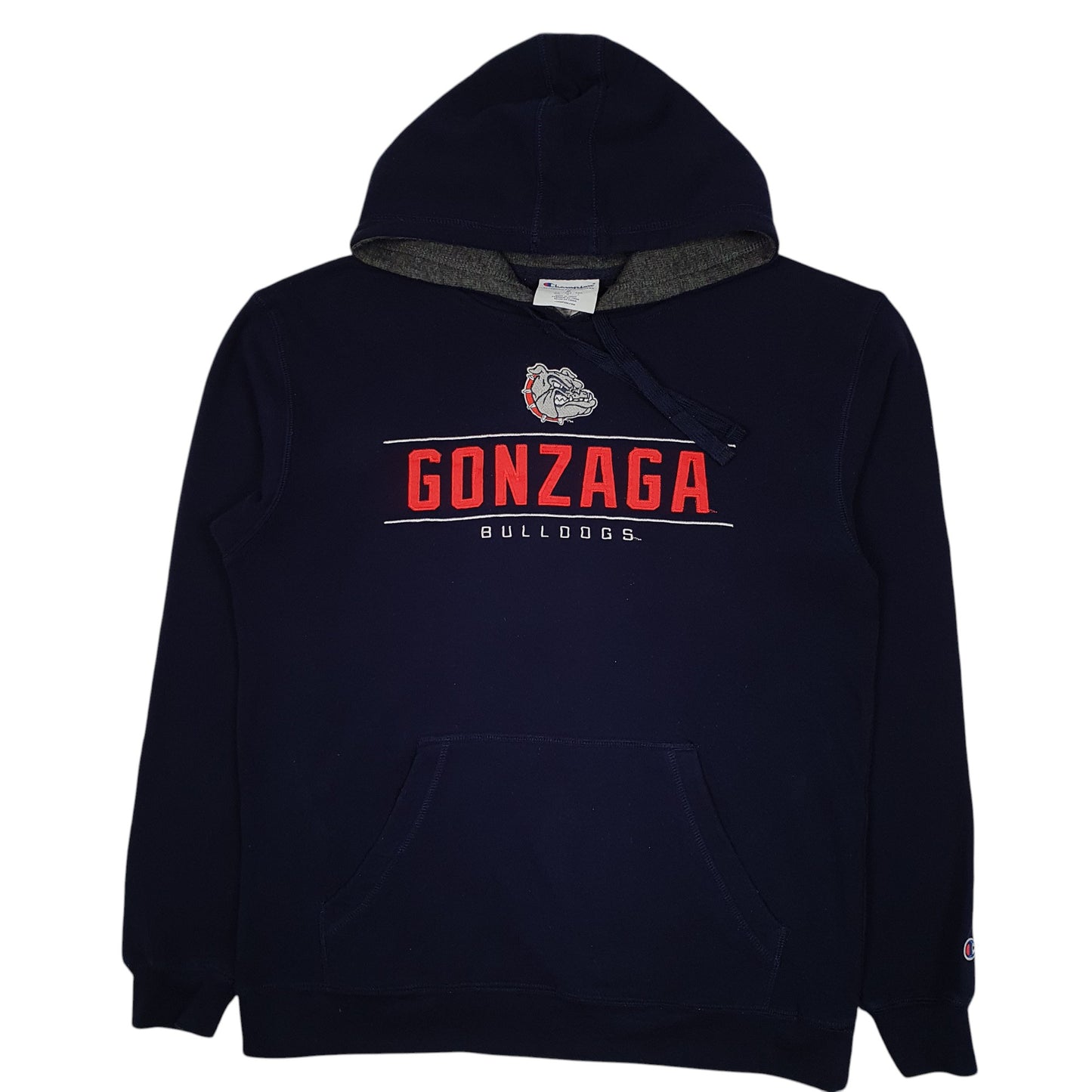 Mens Navy Champion Gonzaga Bulldogs Hoodie Jumper