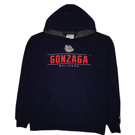 Mens Navy Champion Gonzaga Bulldogs Hoodie Jumper