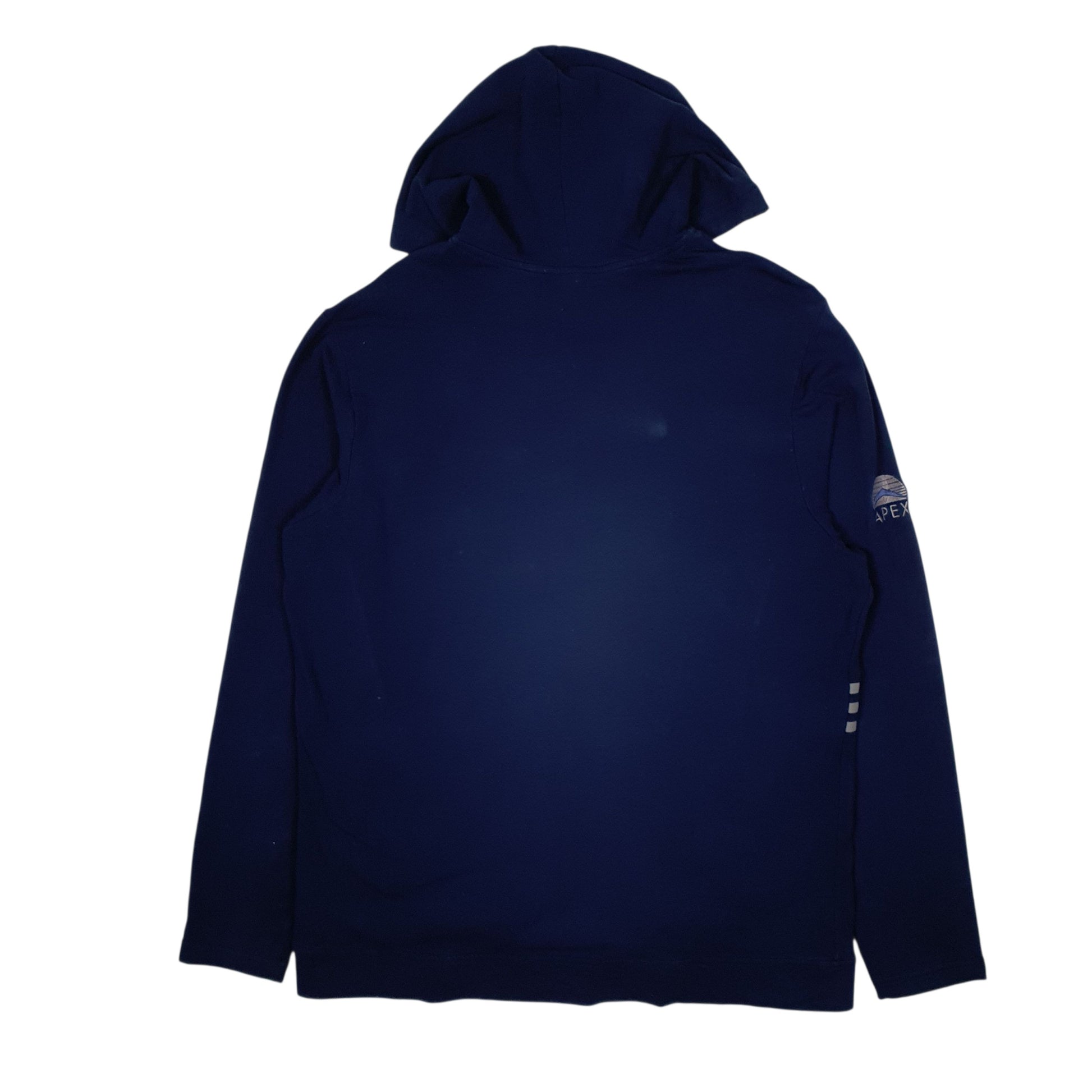 Mens Navy Adidas Lightweight Hoodie Jumper