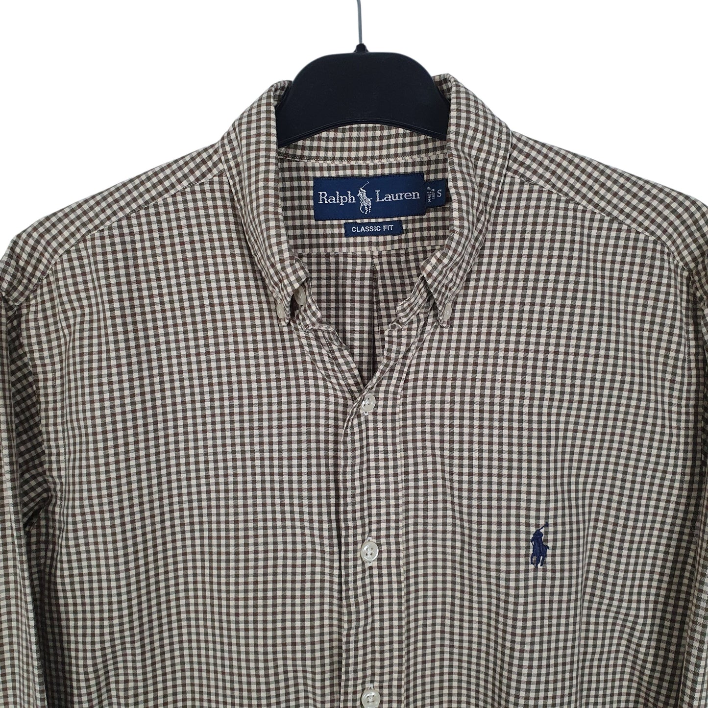 Mens Brown Ralph Lauren   Shirt