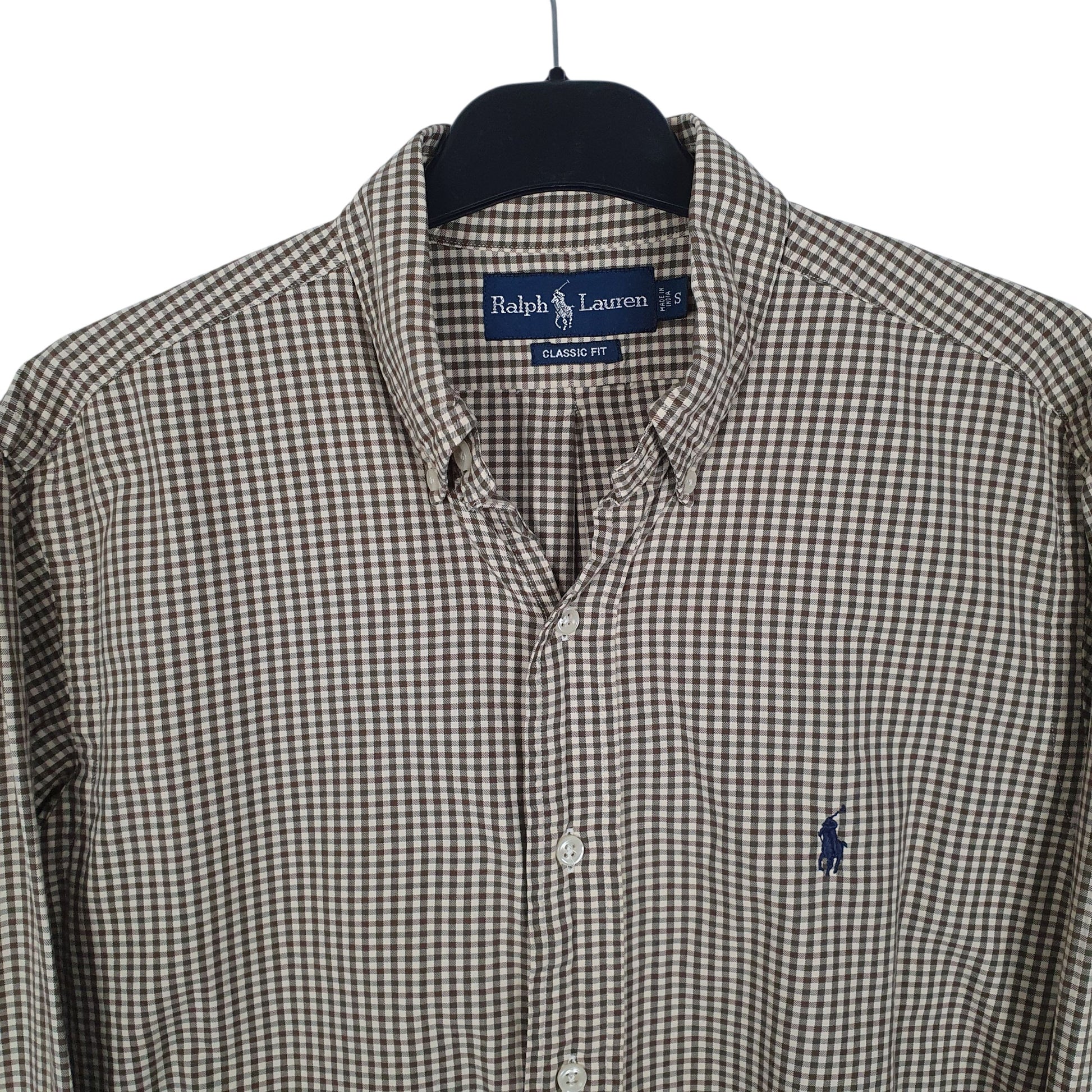 Mens Brown Ralph Lauren   Shirt