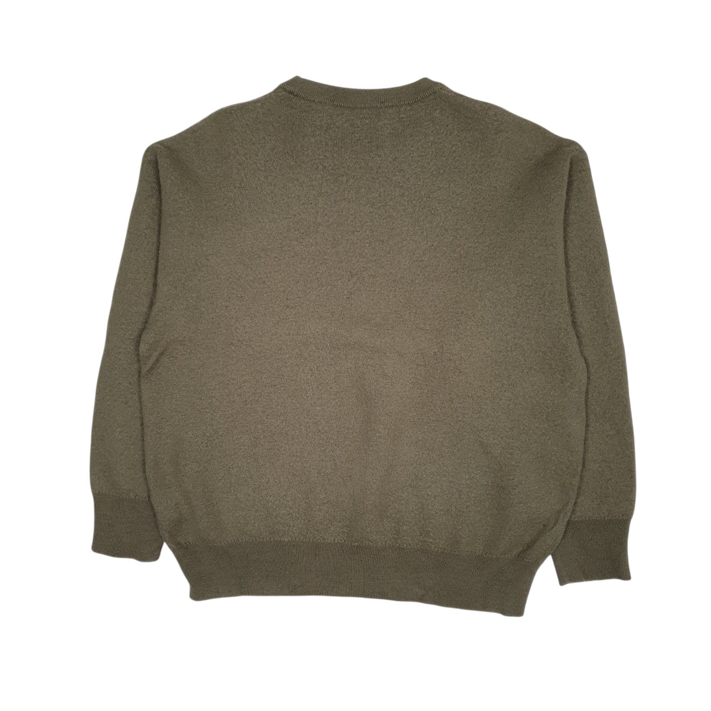 Mens Green Burberry Vintage 90s Crewneck Jumper