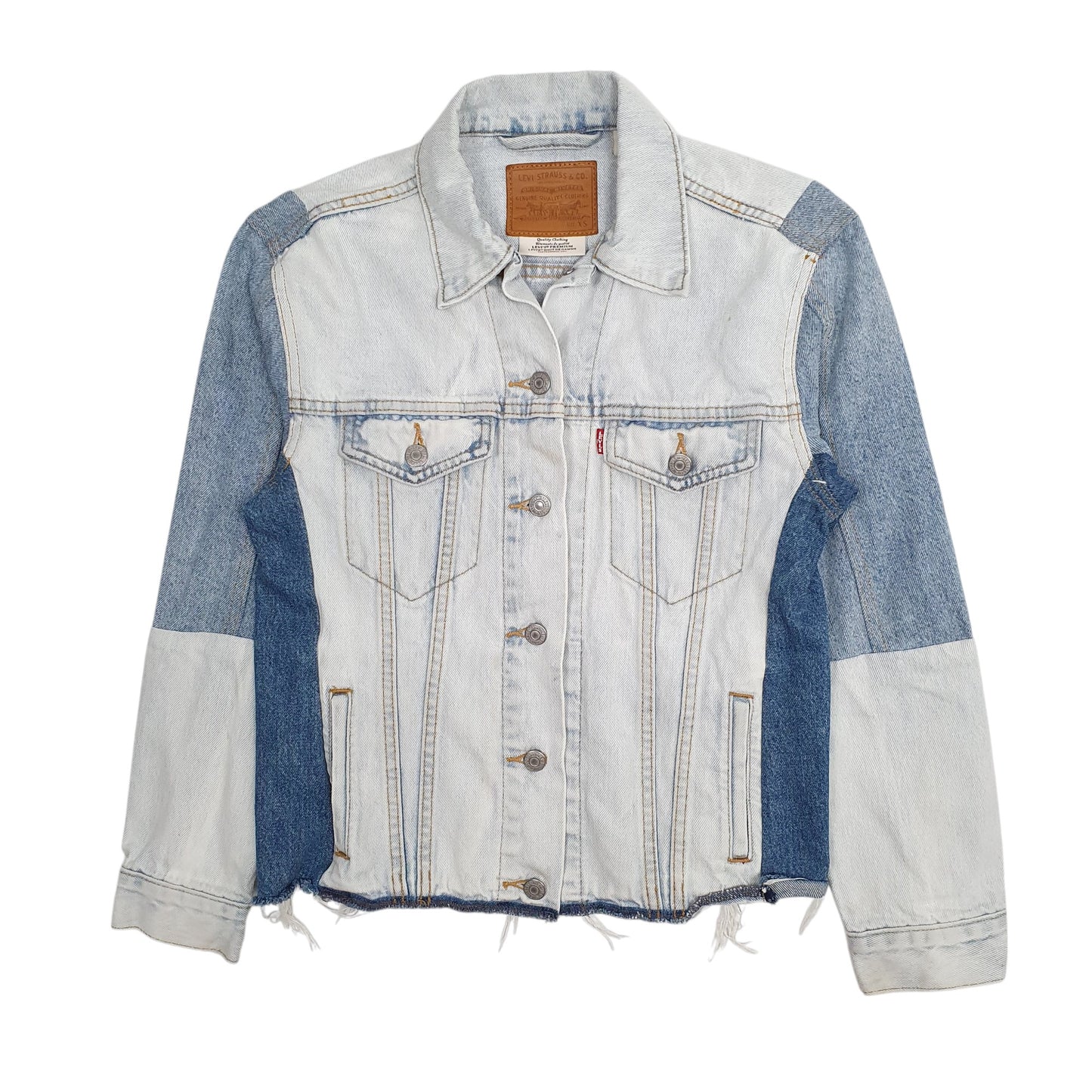 Womens Blue Levis  Hoodie Coat