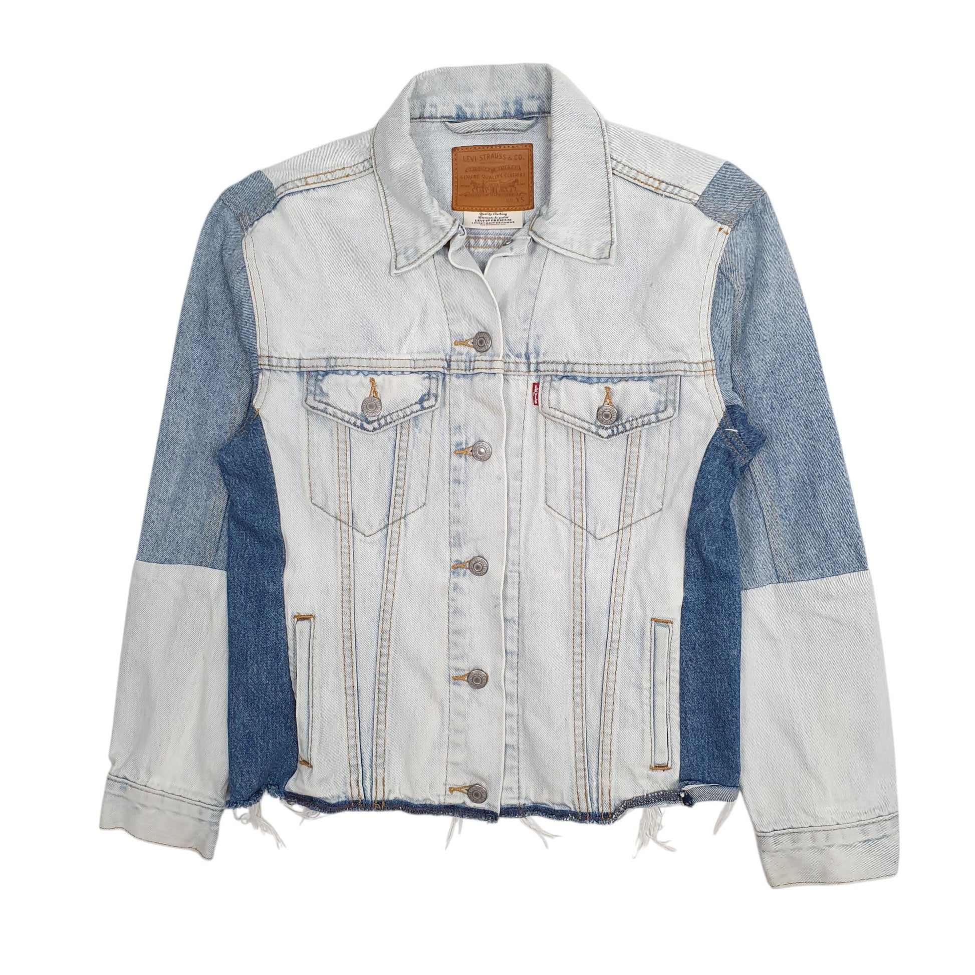 Womens Blue Levis  Hoodie Coat