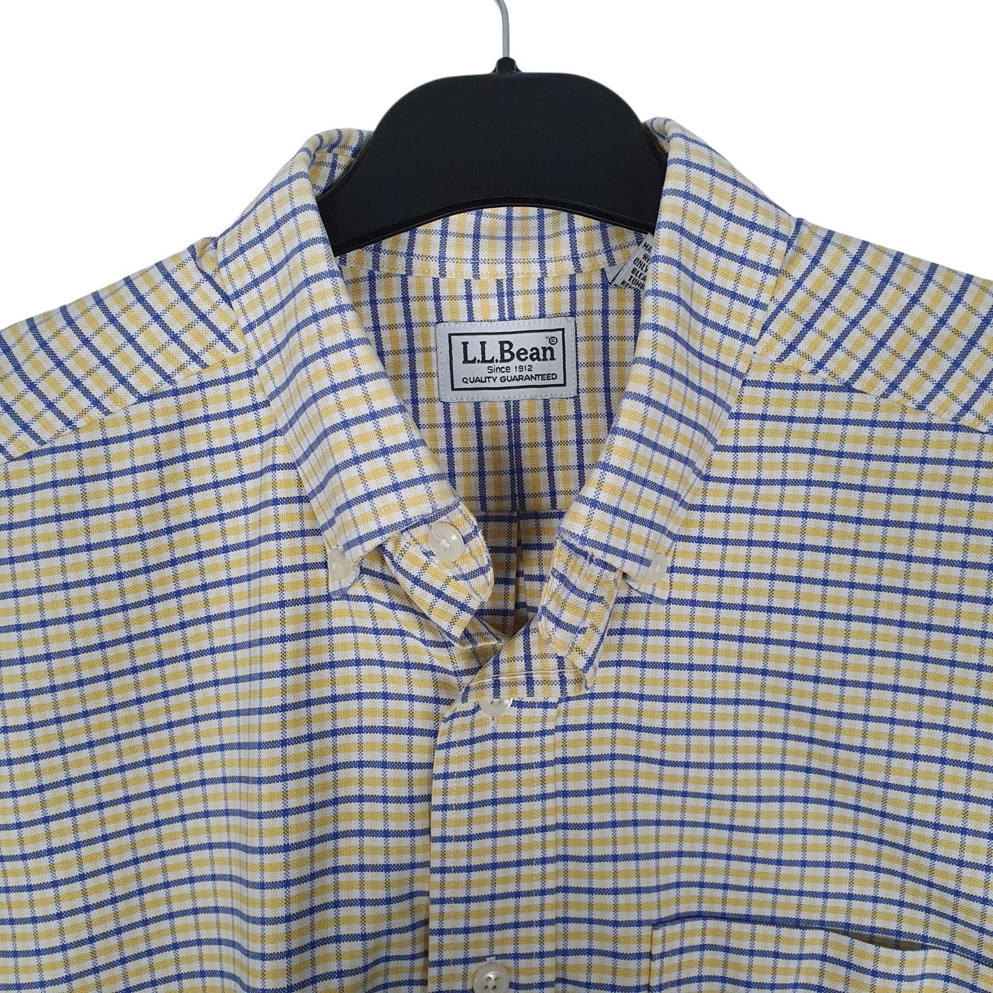 Mens Yellow L.L.Bean   Shirt