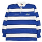 Mens Blue Barbarian Gaels Field Hockey Long Sleeve Polo Shirt
