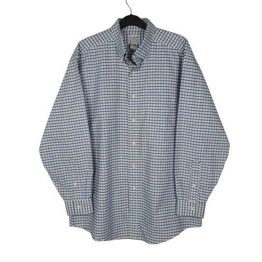 Mens Blue L.L.Bean  Long Sleeve Shirt