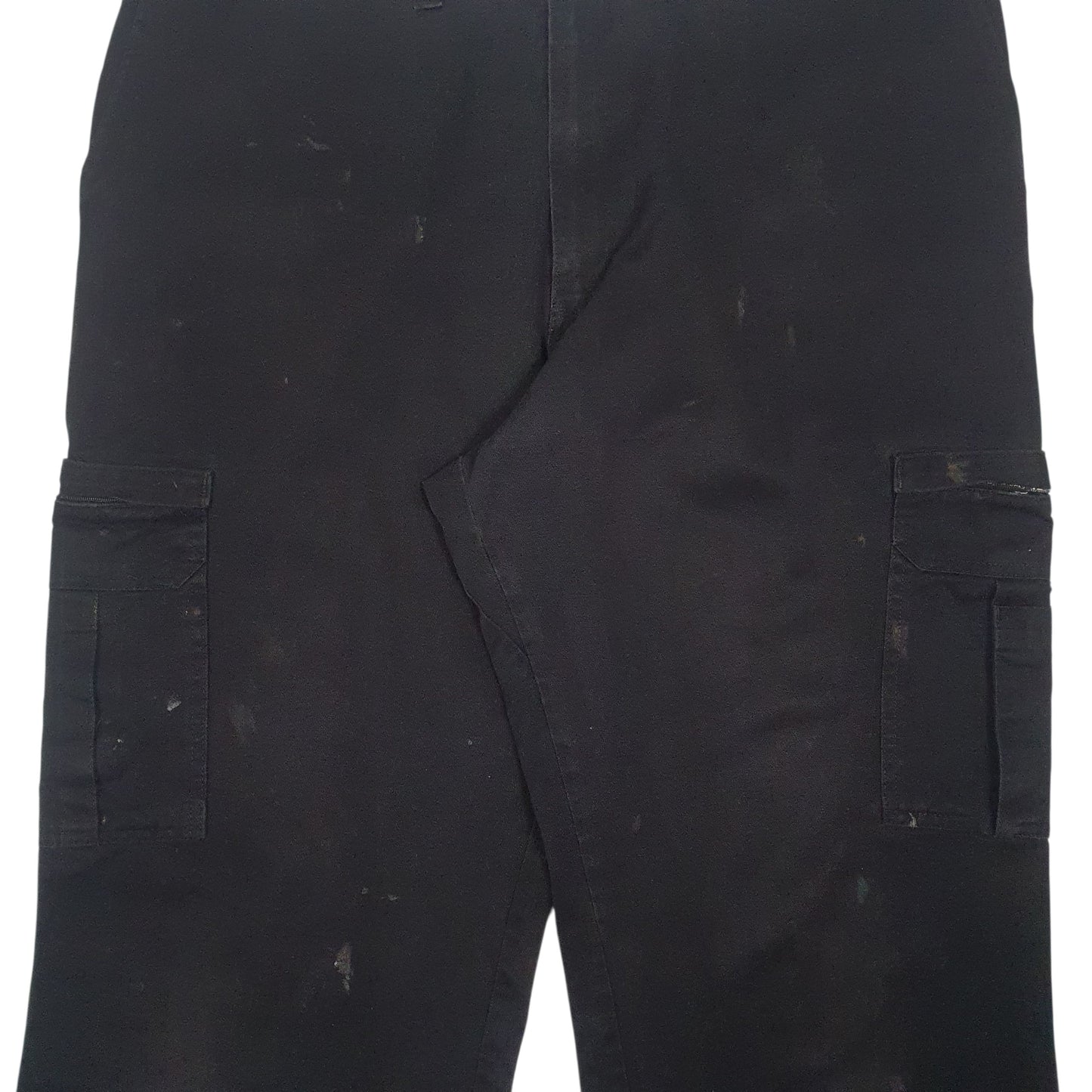 Mens Black Dickies   Trousers
